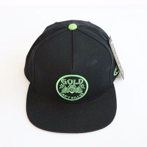 •OWNED BY DJ KHALED• Gold Wheels Snapback Hat